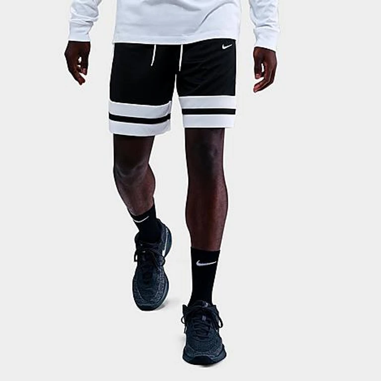 Nike Men's Dri-FIT Game Classic 8" Basketball Shorts in Black/White Size: XS (IF1593-010)