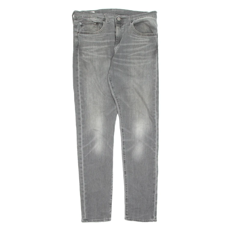 LEVI'S 512 BIG E Jeans Mens Grey Slim Tapered W32 L32