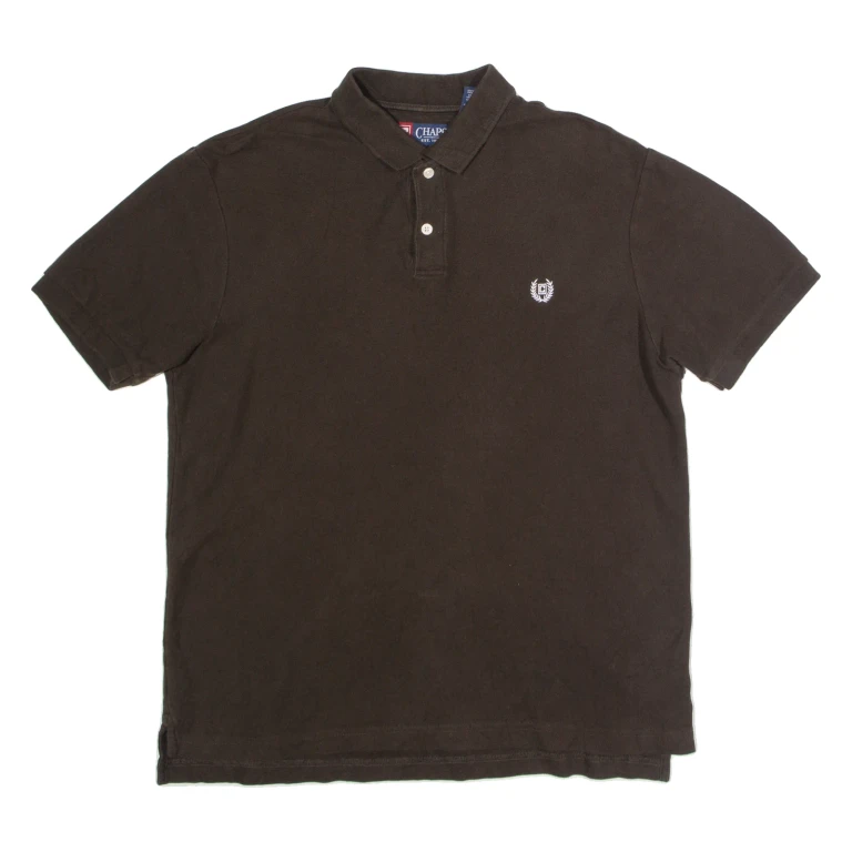 CHAPS Mens Polo Shirt Brown L