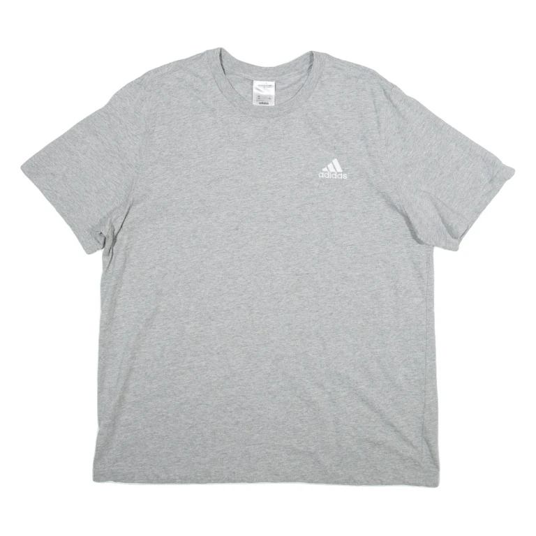 ADIDAS Mens T-Shirt Grey L