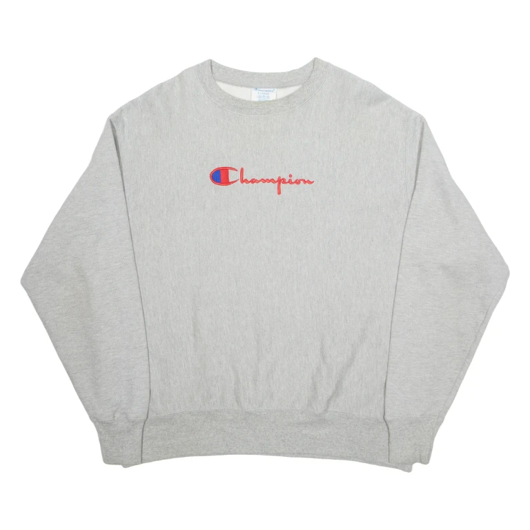CHAMPION Mens Sweatshirt Grey XL