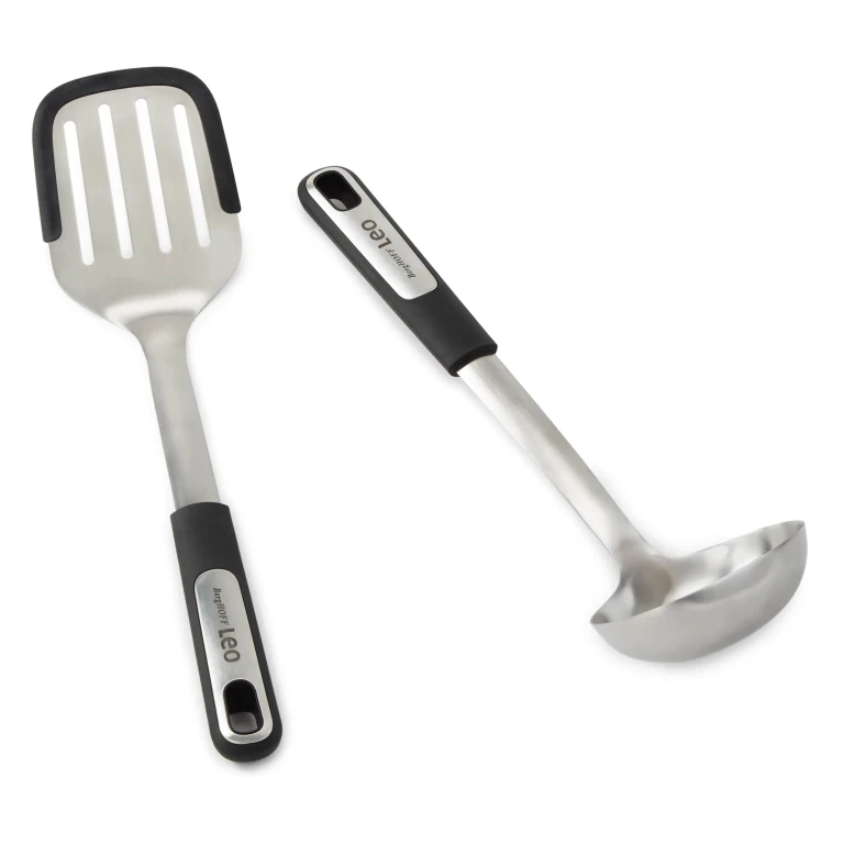 Graphite 2Pc Slotted Turner and Soup Ladle Set