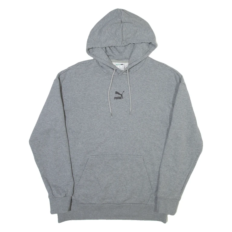 PUMA Mens Grey Hoodie M
