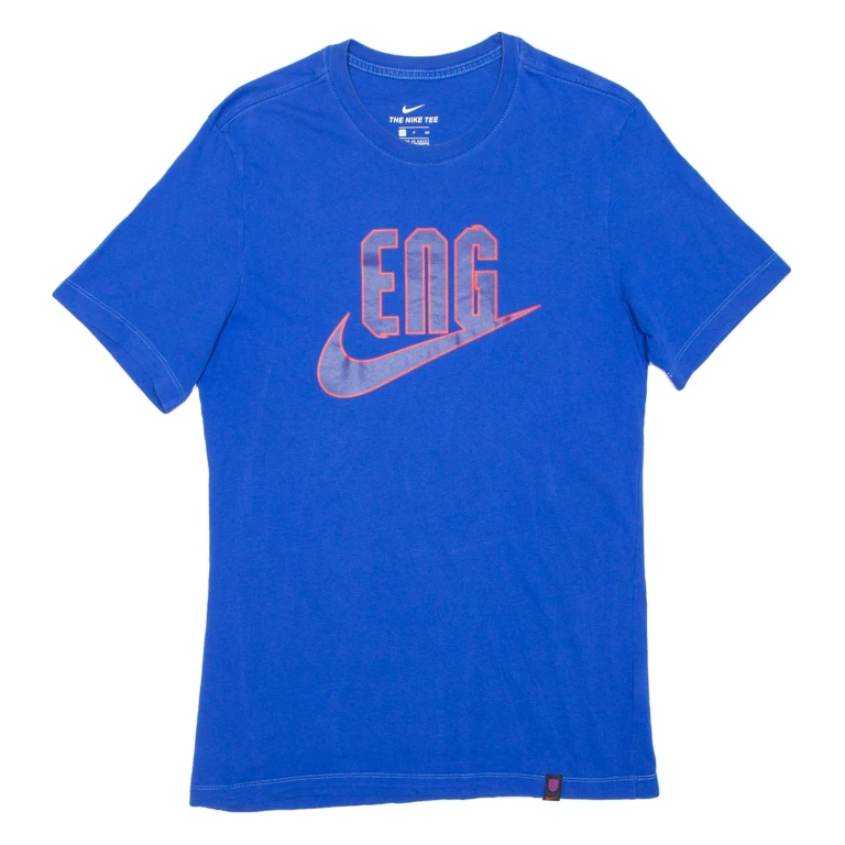 NIKE Mens T-Shirt Blue S