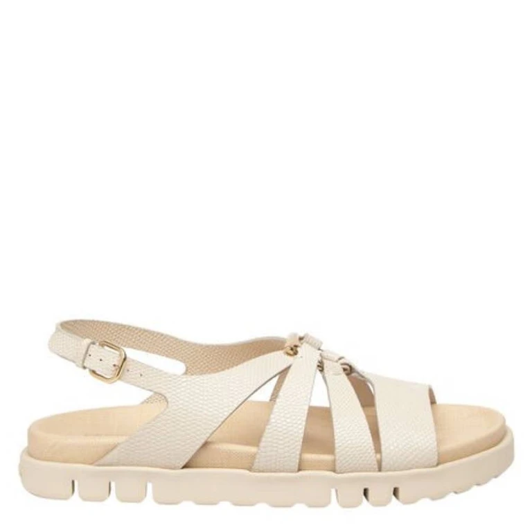 Agnes Leather Sandals, Size 7