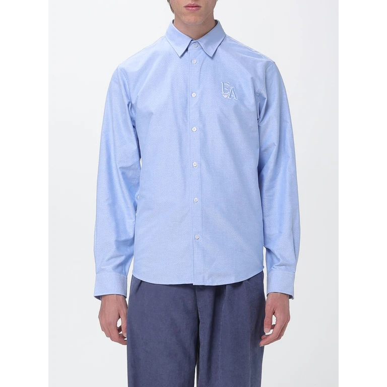 EMPORIO ARMANI Shirt Men color Gnawed Blue (EM004776AF23036UB157)