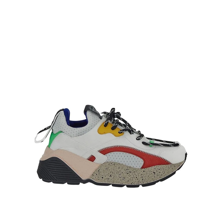 White Vegan Leather Chunky Sneakers - Women