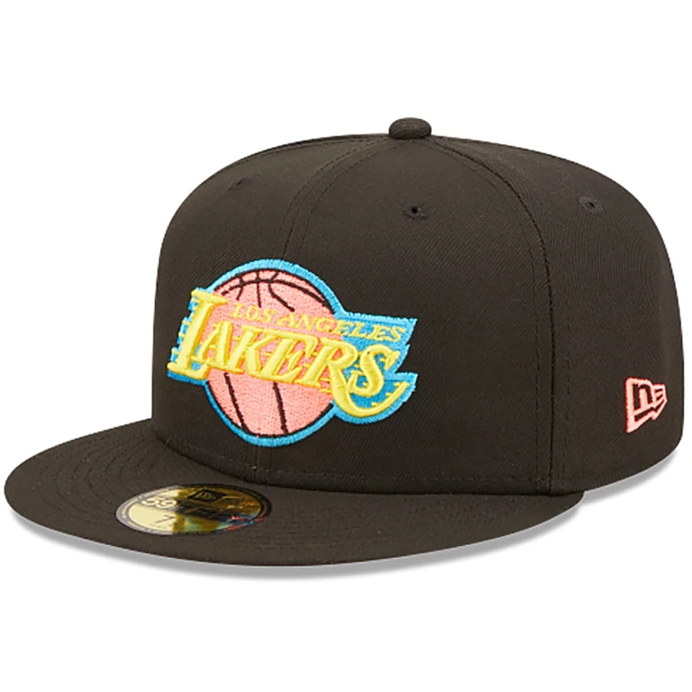 Men's NBA 5950 Pink Glow Fitted Lakers