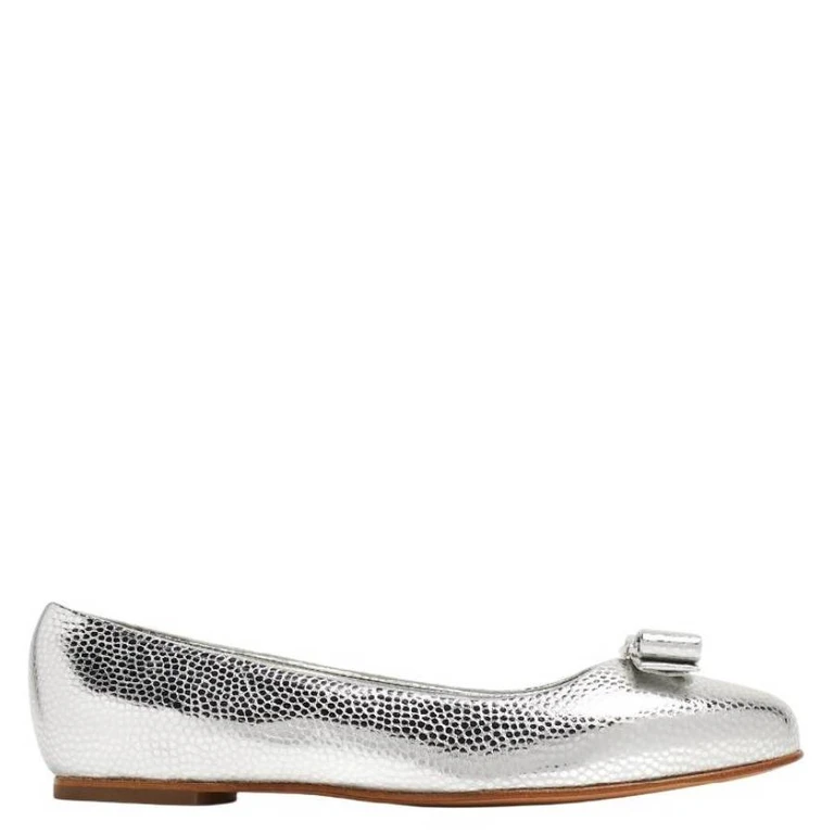 Varina Lizard Embossed Ballet Flats