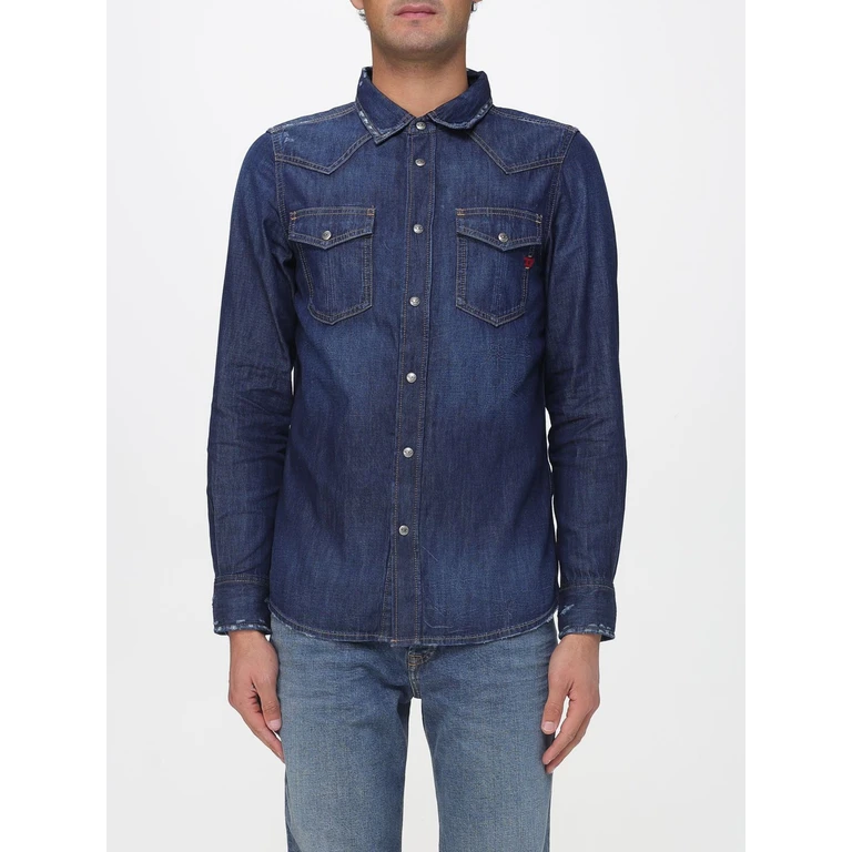 Shirt Men color Denim (A126220BEBP01)