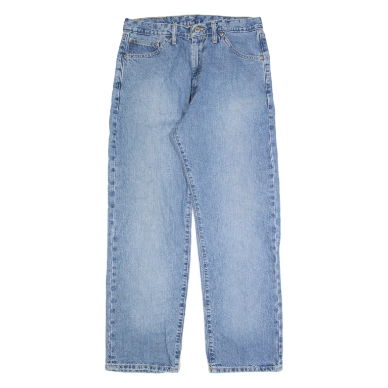 RALPH LAUREN POLO JEANS COMPANY Mens Jeans Blue Straight Stone Wash W33 L30