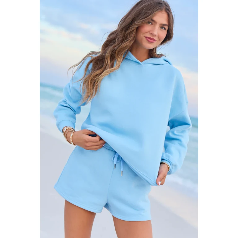 Everyday Ease Light Blue Hoodie