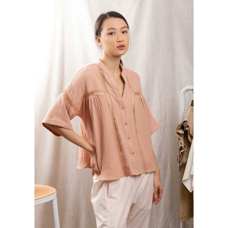 Blouse Sorrente Dirty-Pink
