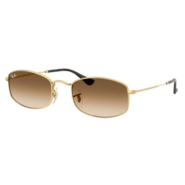 Ray Ban Clear Gradient Brown Irregular Unisex Sunglasses RB3832 001/51 55