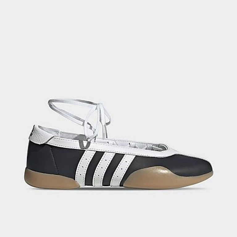 adidas Women's Originals Taekwondo Mei Ballet Casual Shoes in Core Black/Cloud White/Gum Size: 5.0