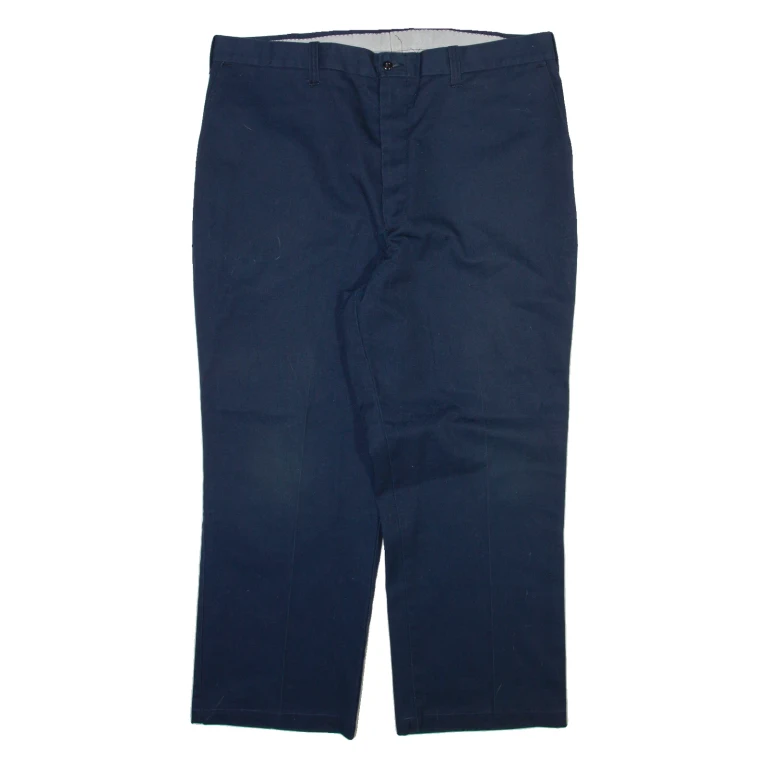 DICKIES Mens Trousers Blue Relaxed Straight W40 L27