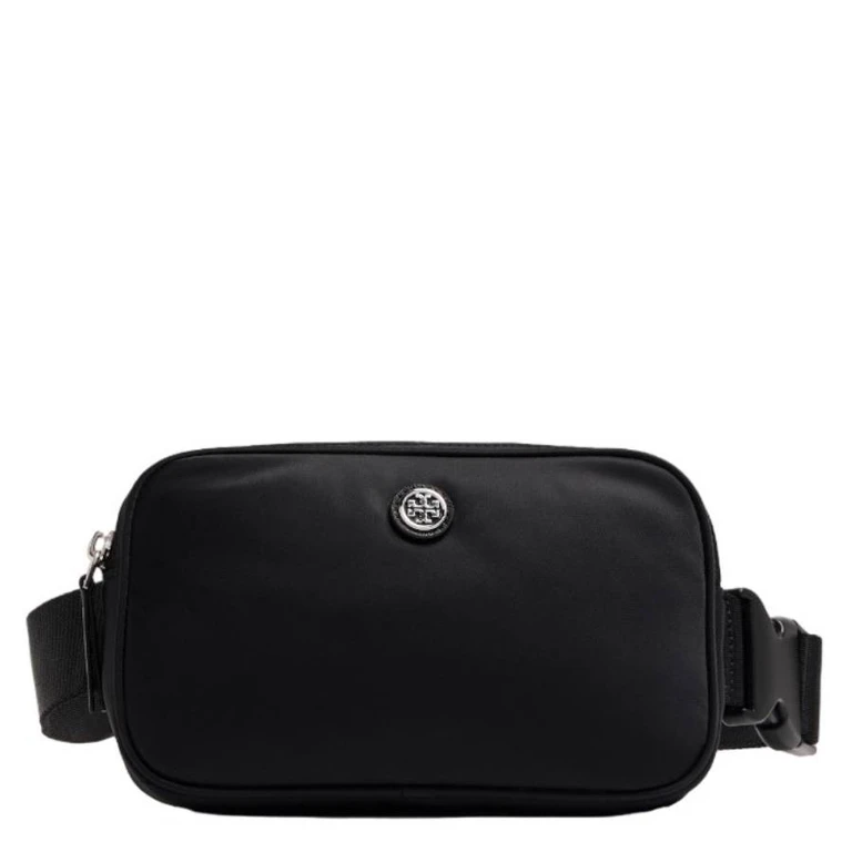 Virginia Nylon Belt Bag In Black