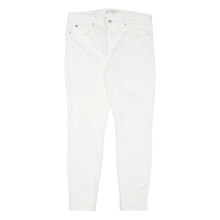 TOMMY HILFIGER Como Womens Jeans White Slim Skinny W32 L27