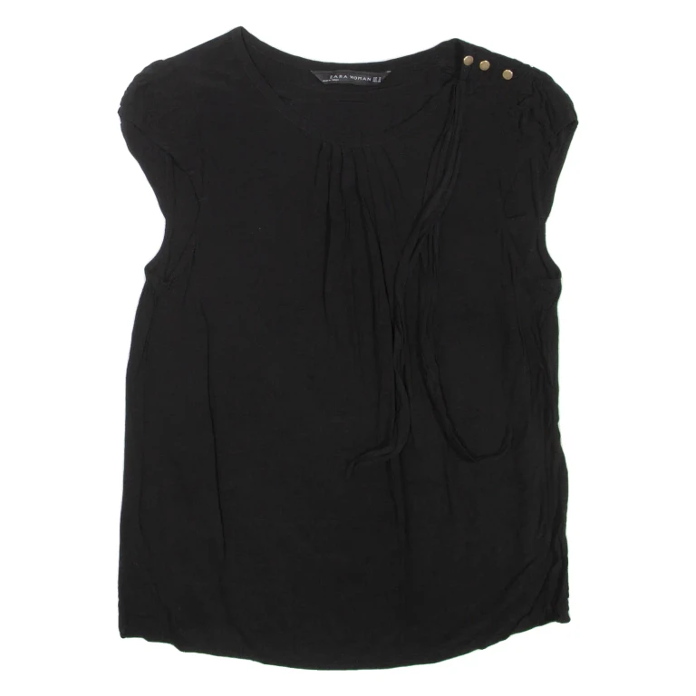 ZARA Womens Top Black M