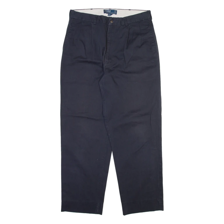 POLO RALPH LAUREN Mens Trousers Blue Regular Straight W35 L30
