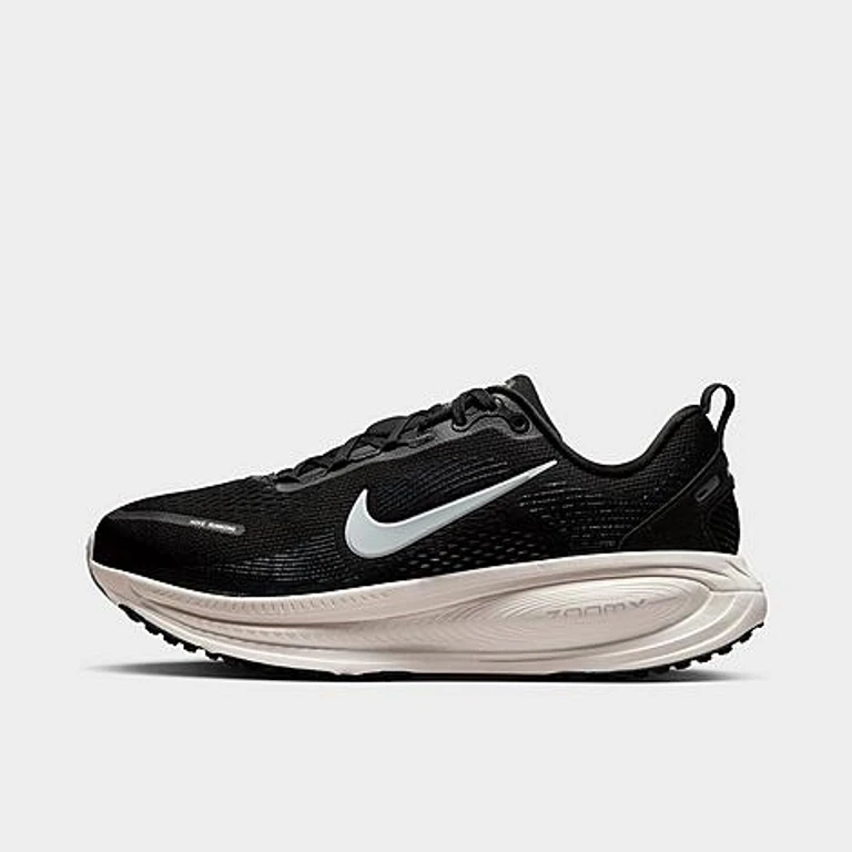 Nike Women's Vomero 18 Running Shoes (Extra Wide Width) in Black/Coconut Milk/Light Iron Ore Size: 5.0