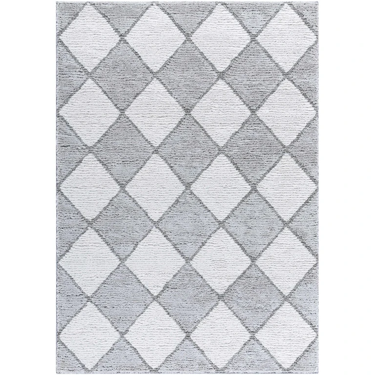 Aideen Gray Shag Area Rug