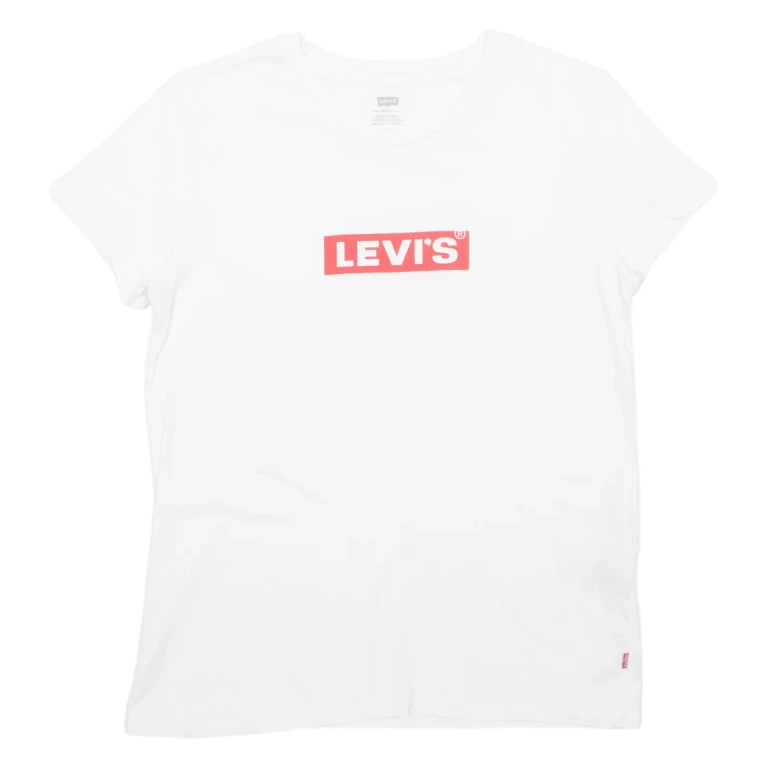 LEVI'S Womens T-Shirt White S
