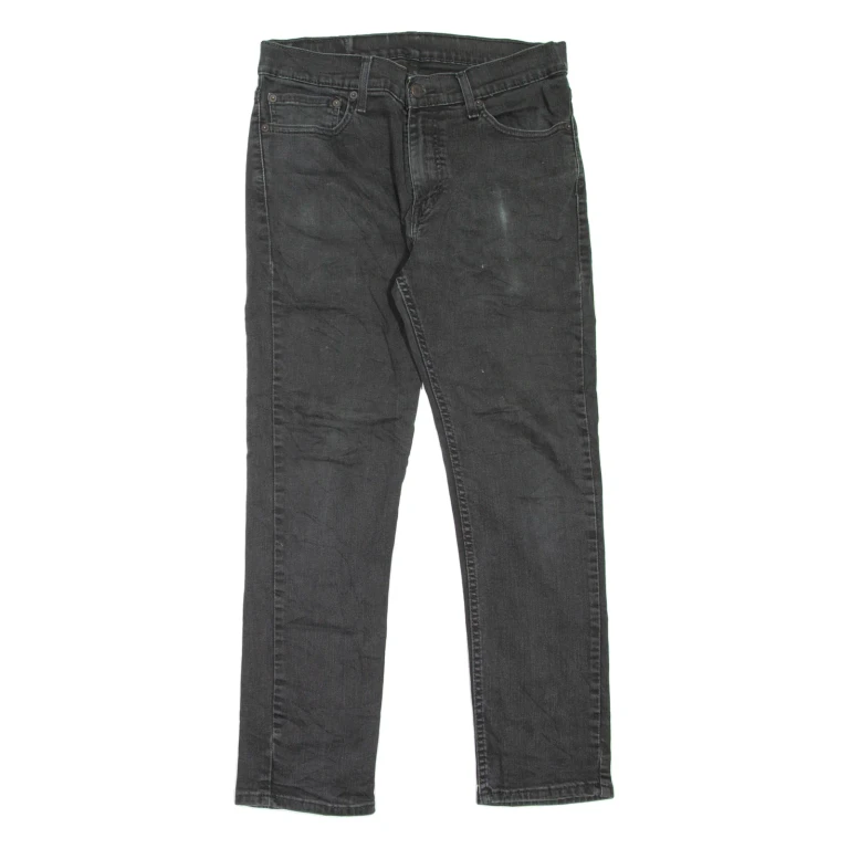 LEVI'S 511 Jeans Mens Black Slim Straight W32 L30
