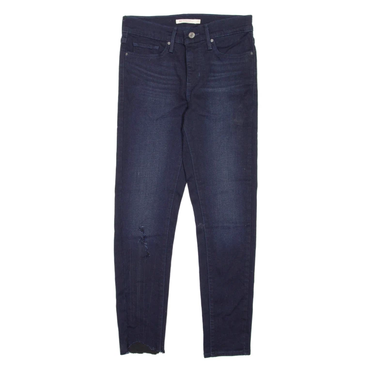 LEVI'S 311 Shaping Skinny Distressed Womens Jeans Blue Regular Skinny W27 L27