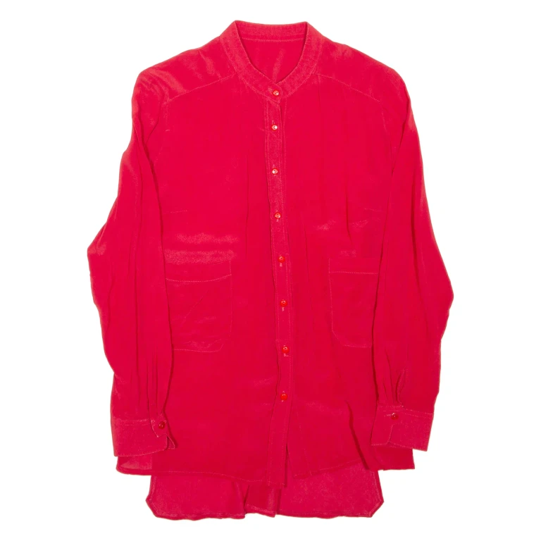 Womens Shirt Red Long Sleeve S