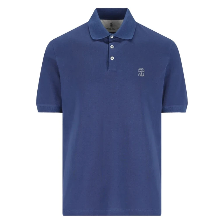 Brunello Cucinelli Short Sleeve Polo Shirt With Logo
