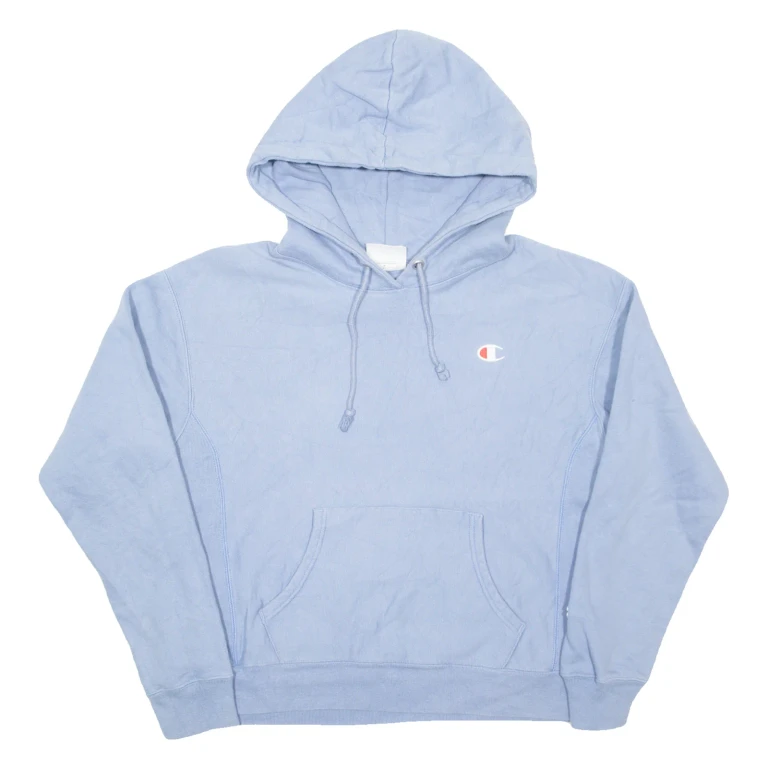 CHAMPION REVERSE WEAVE Womens Blue Hoodie M
