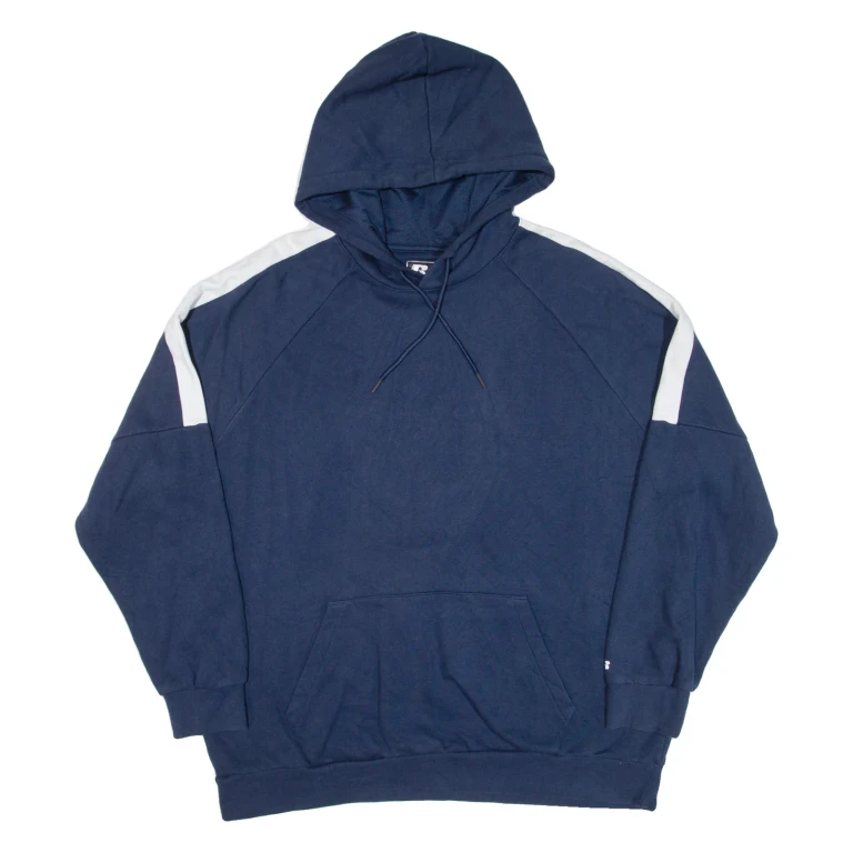 RUSSELL ATHLETIC Mens Blue Hoodie XL