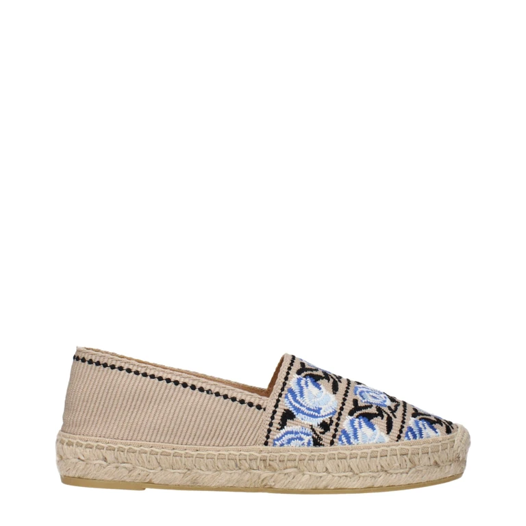 Prada Beige Fabric Espadrilles Shoe - Women