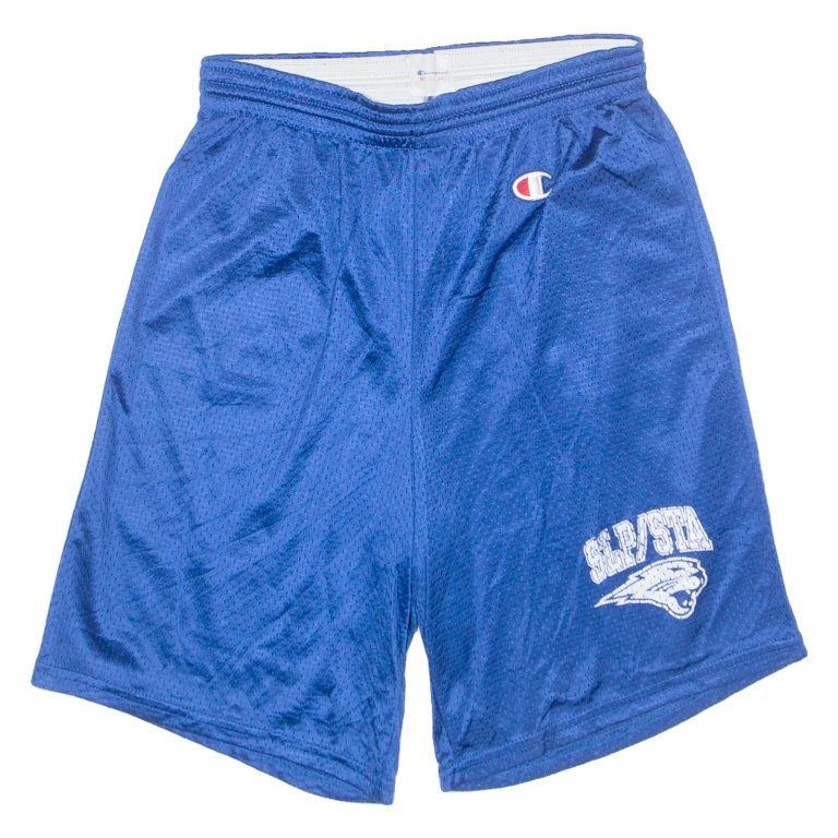 CHAMPION SLP/STA USA Mens Sports Shorts Blue Relaxed M W26