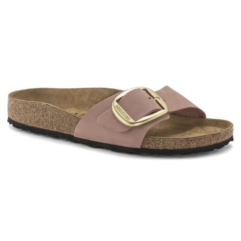 Madrid Big Buckle Nubuck Leather Yomo Lilac
