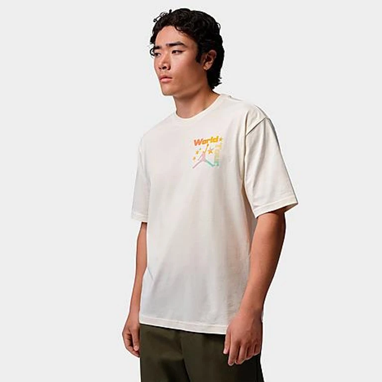 Jordan Men's Brooklyn Festival T-Shirt in Pale Ivory Size: XS