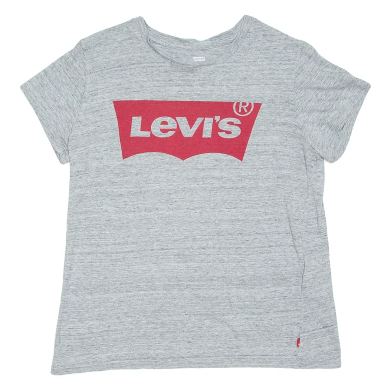 LEVI'S Womens T-Shirt Grey M
