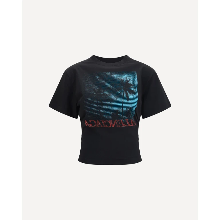 Vintage Holiday cropped T-shirt Female M