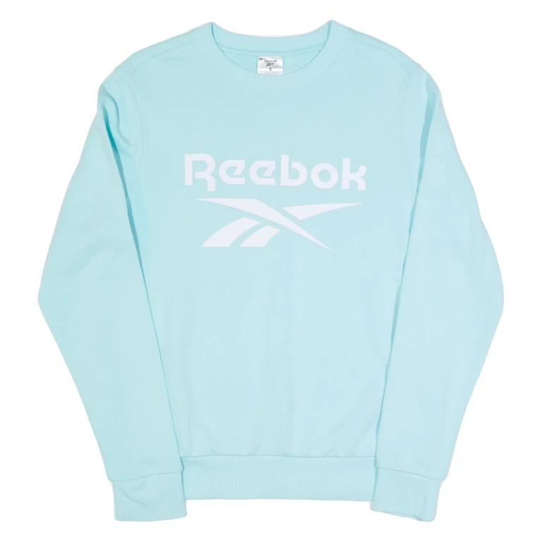REEBOK Mens Sweatshirt Blue S