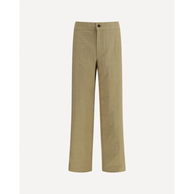 Pantaloni Burberry da uomo in cotone a quadri testurizzati, taglia 48