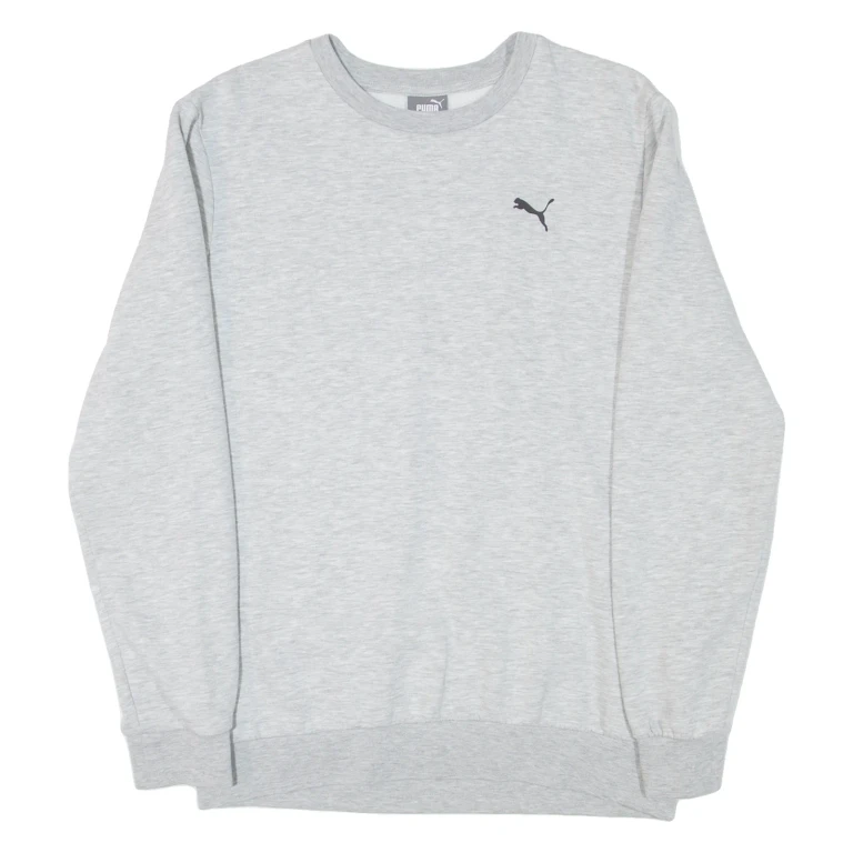 PUMA Mens Sweatshirt Grey S