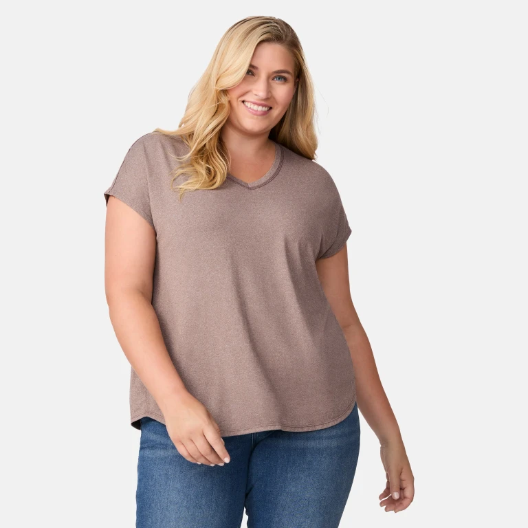 Women's Plus Size Microtech Chill B Cool Tee