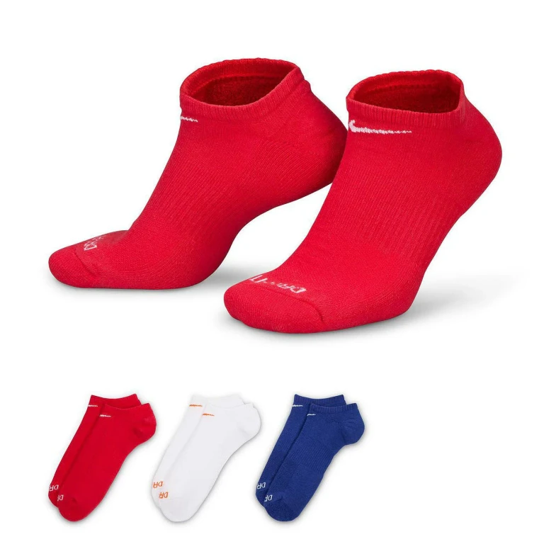 Men's Everyday Plus Cushion Training No-Show Socks 3 Pairs Pairs)