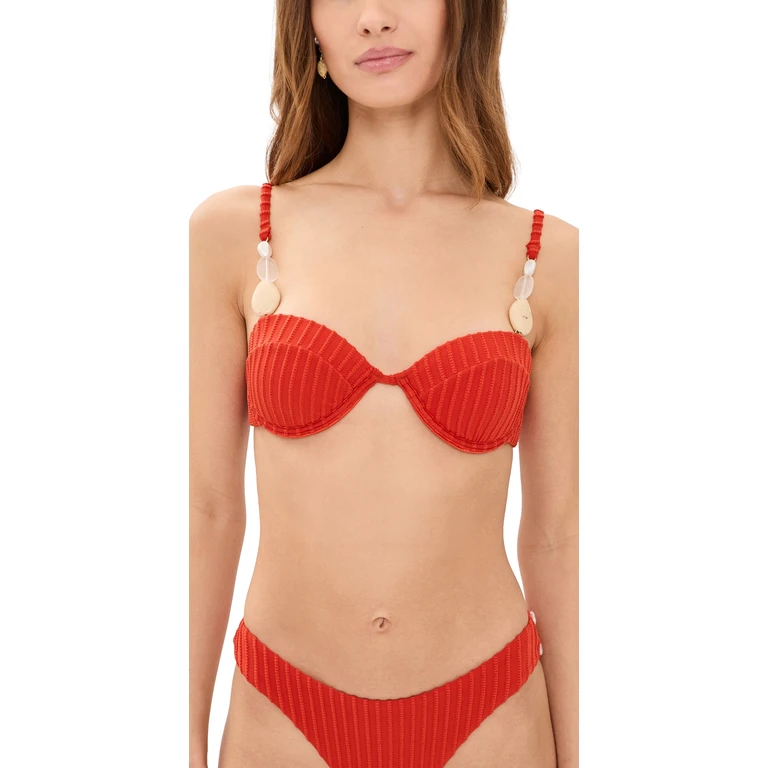 Palmacea Perla Top Shell Red Shell Red L