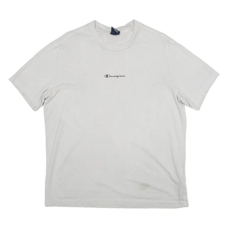 CHAMPION Womens T-Shirt Grey L