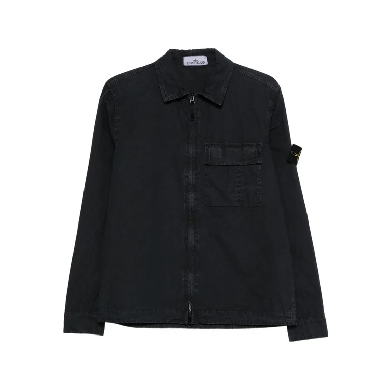 Stone Island Zip Pocket Shirt Jacket