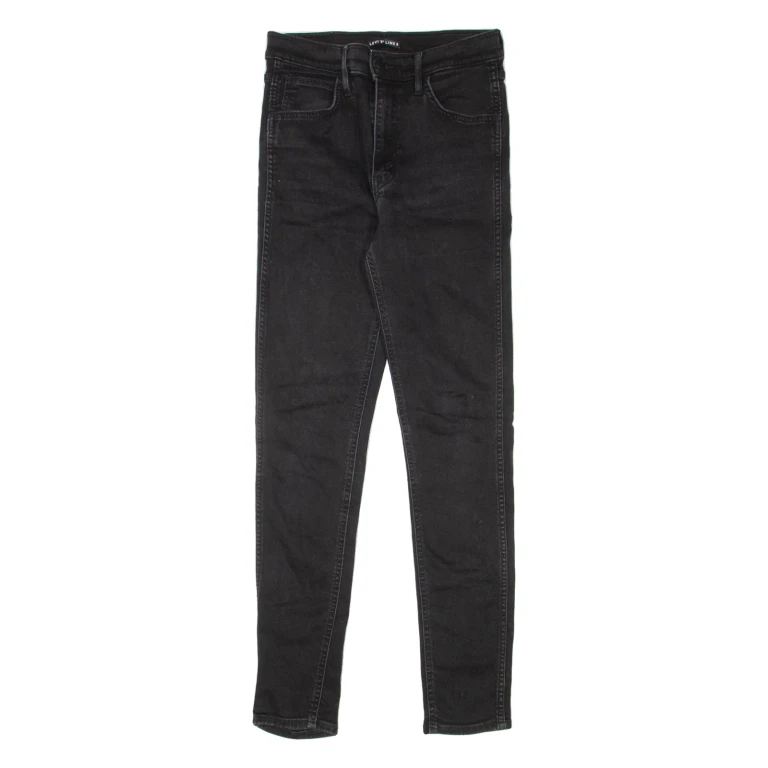 LEVI'S Line 8 Womens Jeans Black Slim Skinny W28 L30