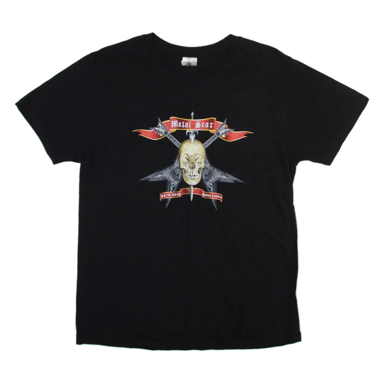 KEYA Metal Scar Mens Band T-Shirt Black S
