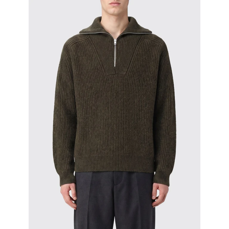 High Neck Half-Zip Jumper in Pure Wool (J22GP0291J14848312)